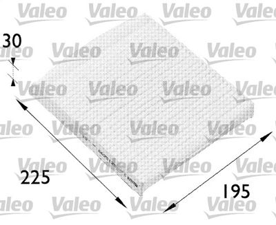 Filter, cabin air VALEO 698512