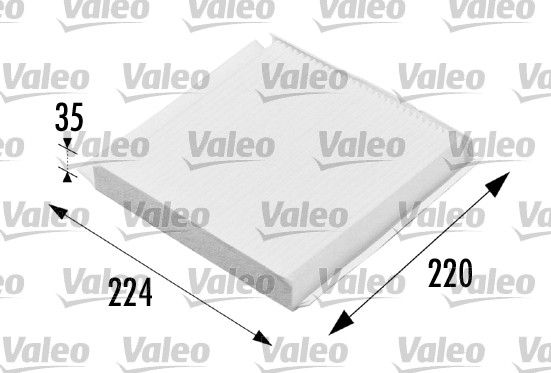 VALEO 698657 Filter, cabin air