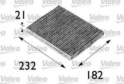 Filter, cabin air VALEO 698692