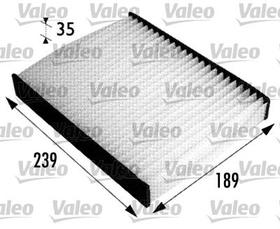 Filter, cabin air VALEO 698694