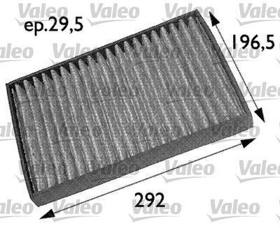 Filter, cabin air VALEO 698709