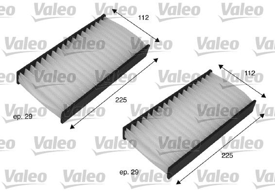 VALEO 698735 Filter, cabin air