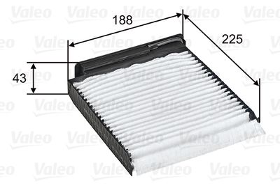 Filter, cabin air VALEO 698753