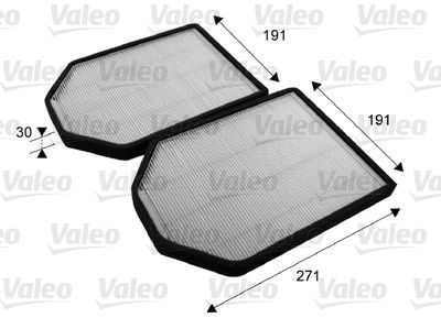 Filter, cabin air VALEO 698790