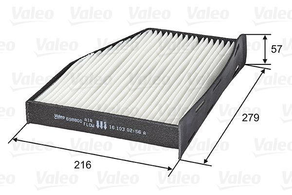 VALEO 698800 Filter, cabin air