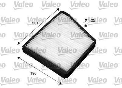 Filter, cabin air VALEO 698860