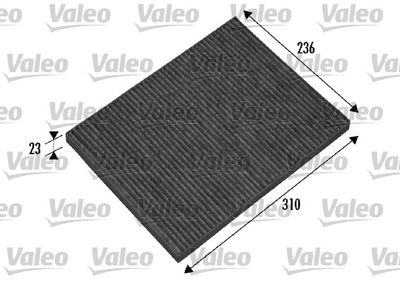 Filter, cabin air VALEO 698865