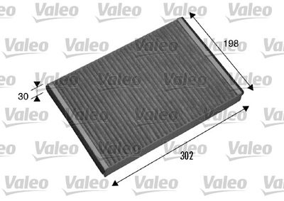 Filter, cabin air VALEO 698875