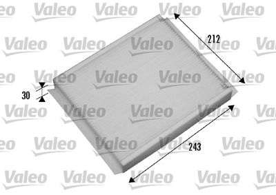 Filter, cabin air VALEO 698876