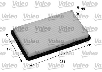 Filter, cabin air VALEO 698893