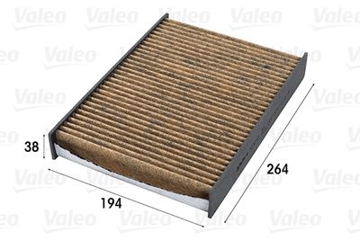 Filter, cabin air VALEO 701012