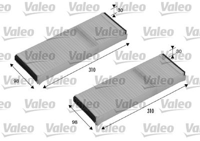 Filter, cabin air VALEO 715500