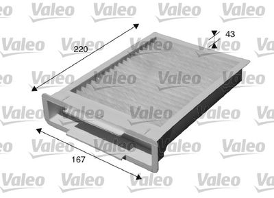 Filter, cabin air VALEO 715515