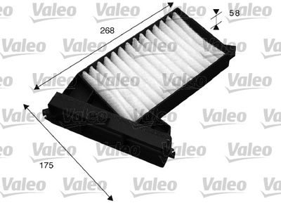 Filter, cabin air VALEO 715528