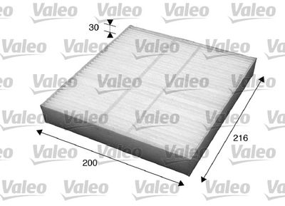 Filter, cabin air VALEO 715560