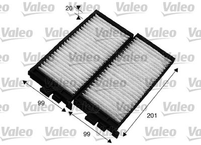 Filter, cabin air VALEO 715566