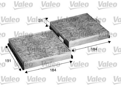 Filter, cabin air VALEO 715568