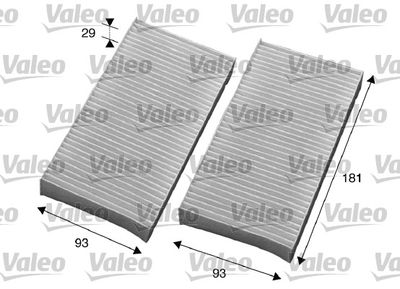 Filter, cabin air VALEO 715594