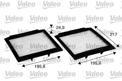 Filter, cabin air VALEO 715598