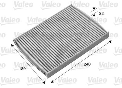 Filter, cabin air VALEO 715661