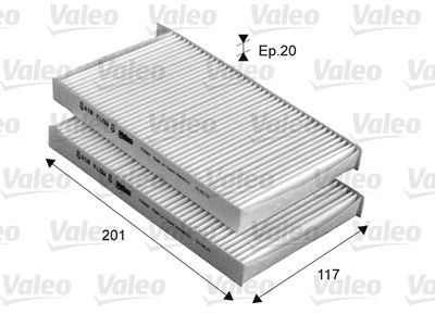 Filter, cabin air VALEO 715669