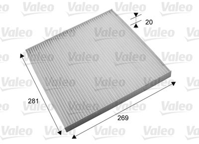 Filter, cabin air VALEO 715703