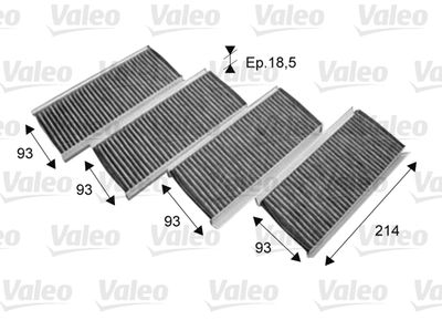 Filter, cabin air VALEO 715712