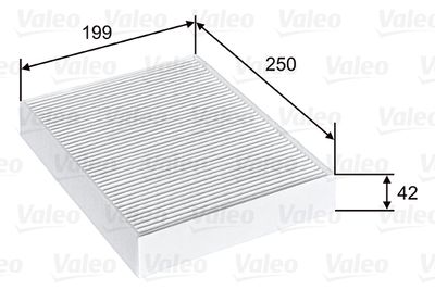 Filter, cabin air VALEO 715815