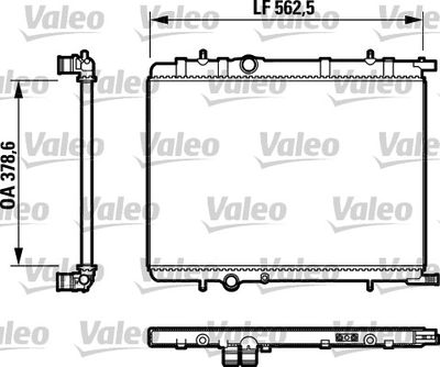 Radiator, engine cooling VALEO 732892