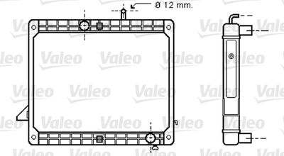 Radiator, engine cooling VALEO 733421