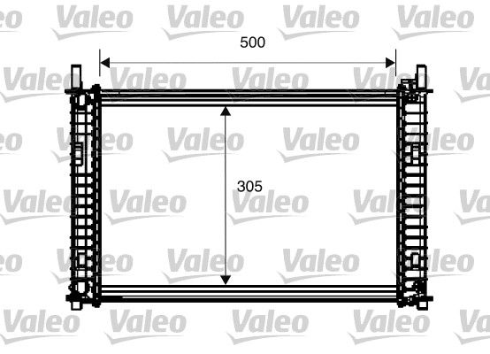 VALEO 734274 Radiator, engine cooling