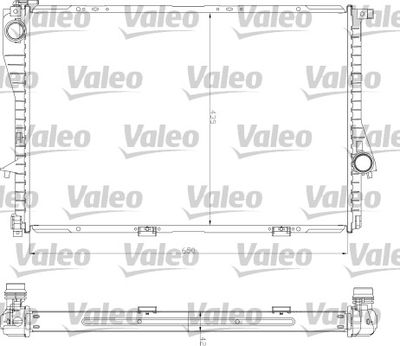 Radiator, engine cooling VALEO 734277