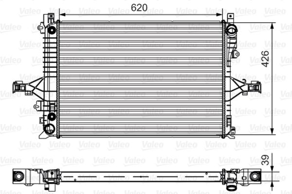 VALEO 735539 Radiator, engine cooling