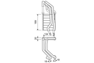 Heat Exchanger, interior heating VALEO 811610