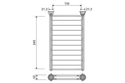 Heat Exchanger, interior heating VALEO 811628