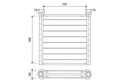 Heat Exchanger, interior heating VALEO 811649