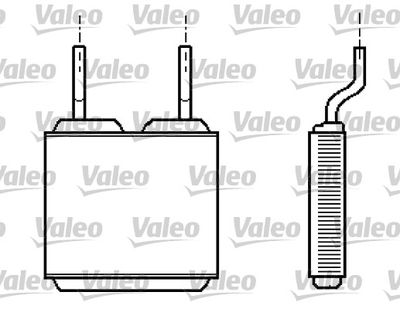 Heat Exchanger, interior heating VALEO 812149