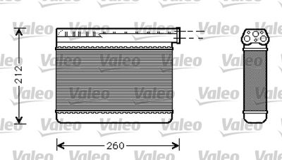 Heat Exchanger, interior heating VALEO 812240