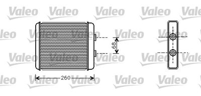 Heat Exchanger, interior heating VALEO 812284