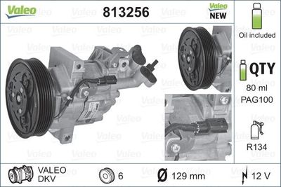 Compressor, air conditioning VALEO 813256