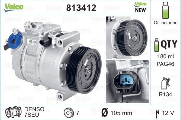 VALEO 813412 Compressor, air conditioning