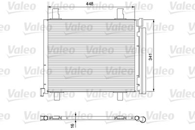 Condenser, air conditioning VALEO 814168