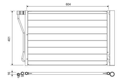 Condenser, air conditioning VALEO 814388