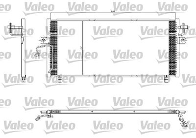 Condenser, air conditioning VALEO 817253