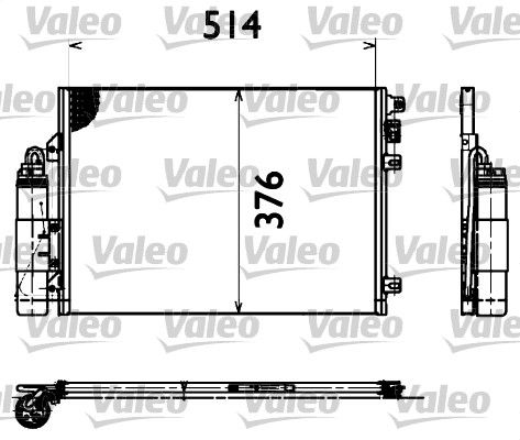 VALEO 817428 Condenser, air conditioning