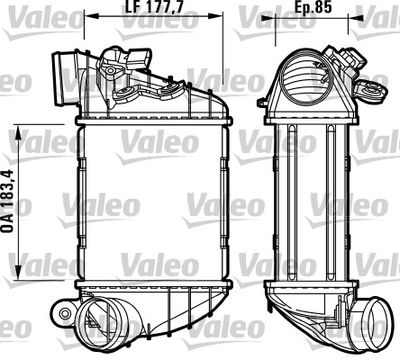 Charge Air Cooler VALEO 817438
