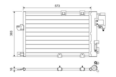 Condenser, air conditioning VALEO 817505