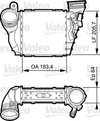 VALEO 817557 Charge Air Cooler