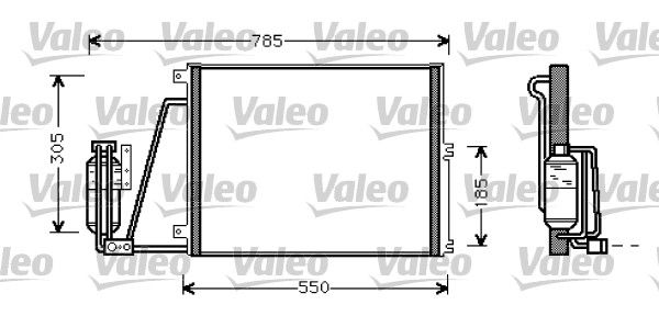 VALEO 817670 Condenser, air conditioning