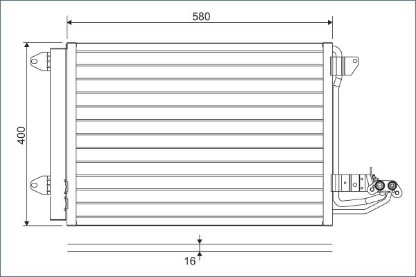 VALEO 817777 Condenser, air conditioning